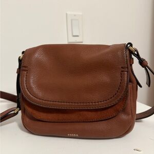 Fossil Leather Crossbody Bag